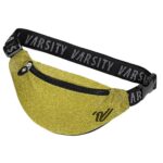 Varsity rumpetaske med glitter | Gull / Gold