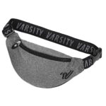 Varsity rumpetaske med glitter | Sølv