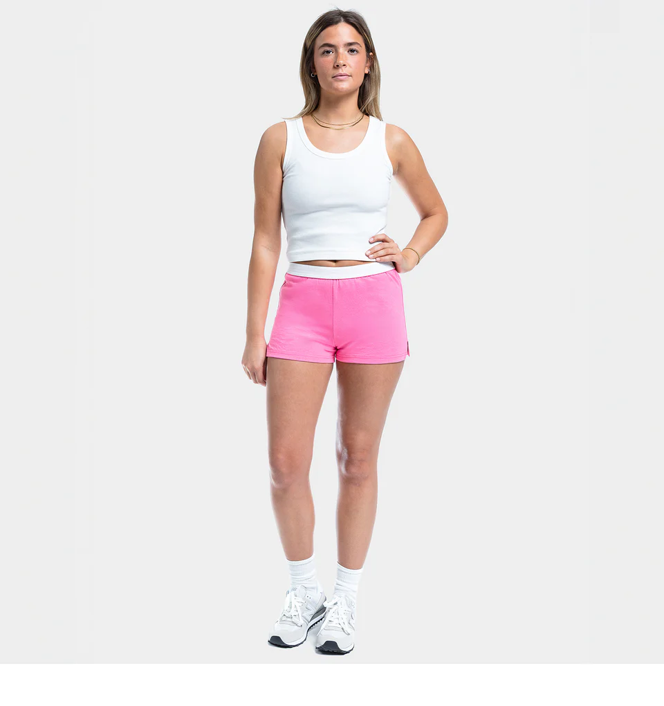 M037_HotPink Authentic Soffe Shorts - Hot Pink (Rosa) - Bilde 2