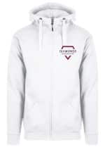 Diamonds Cheersport Zip Hoodie | Hvit - Bilde 2