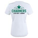 Charmers teknisk t-skjorte hvit med valgfri lagnavn/tekst - Bilde 3