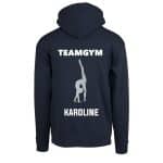 Teamgym hettejakke med navn